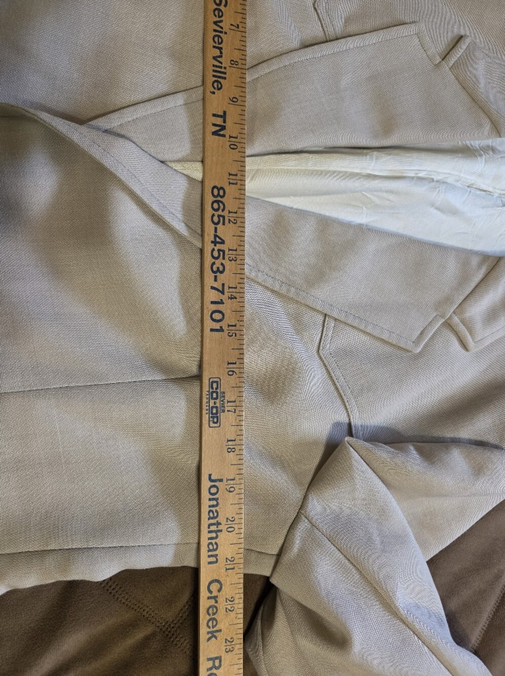 Pendleton Vgt. Light Taupe Men's Western Sport Coat Blazer. Wool Blend - Sz 42 - Picture 6 of 9